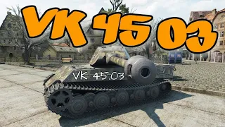 Танк VK 45 03  в World of Tanks Blitz  Разбор боя