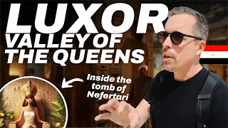 EGYPT 🇪🇬 LUXOR: Visiting the magnificent VALLEY OF THE QUEENS and the TOMB OF NEFERTARI