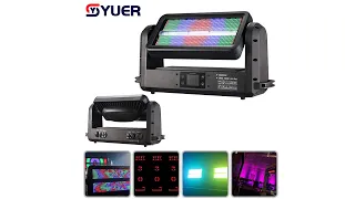 YUER Ip65 Waterproof Moving Head Strobe Light Point control RGB 3 in 1 LED Strobe Stage Effect Light