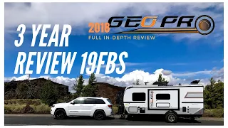 2018 Geo Pro 19 FBS 3 Year In-depth Review of Reliability.  The First 3 Year Review on YouTube 2020!