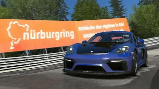 PORSCHE 718 GT4RS AT THE NORDSCHLEIFE (HOT LAPS + POV + TV CAM)(ASSETTO CORSA)