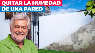 Cómo quitar humedad en pared exterior