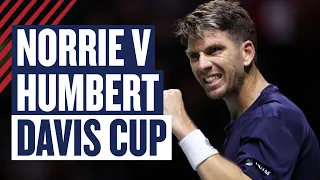 Highlights - Cam Norrie v Ugo Humbert | Great Britain vs France | Davis Cup 2023 | LTA