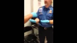 TSA takes me into Private Room, "Everything's gotta get touched."