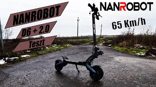 NANROBOT D6 + 2.0 elektromos roller kicsomagolás és az első benyomások #nanrobot
