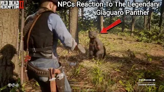 How People In Saint Denis React to the Legendary Giaguaro Panther? - RDR2