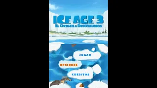 Ice Age 3: El Origen de los Dinosaurios (Español) de Nintendo DS con emulador melonDS. Gameplay