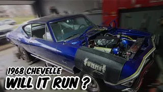 WILL IT RUN? 1968 CHEVELLE COLD START AFTER 10+ YEARS!!