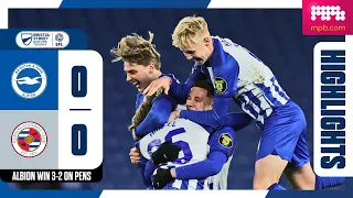 EFL Trophy Brighton U21s 0 Reading 0 (Brighton Win 3-2 On Penalties)