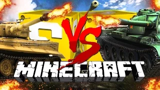 Minecraft: WORLD OF TANKS LUCKY BLOCK CHALLENGE | Tank Destruction!!