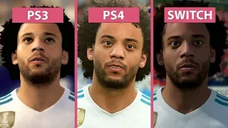 FIFA 18 – Nintendo Switch vs. PS3 vs. PS4 Graphics Comparison