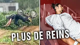 8 jours d'hôpital à cause de ce crash !