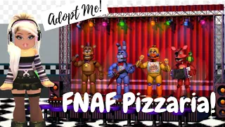 🍕 FNAF Freddy FazBear's Pizzaria RaceTrack!🏎️ ROBLOX Adopt Me!