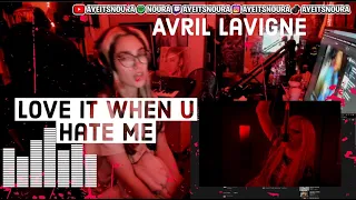 REACTING TO AVRIL LAVIGNE LOVE IT WHEN YOU HATE ME (FT BLACKBEAR) Music Video