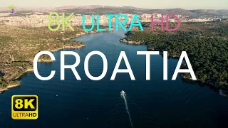 Croatia in 8K Ultra HD 60FPS Video Tour | 4K and 8K Croatia Drone View Relaxation Film