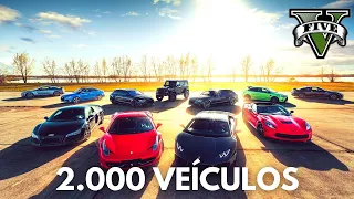 GTA V: COMO INSTALAR O MAIOR CARPACK DE VEÍCULOS DA VIDA REAL! 2 MIL VEÍCULOS! Mega CarPack