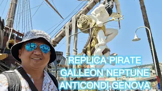 REPLICA PIRATE GALLEON NEPTUNE ANTICO DI GENOVA ITALY