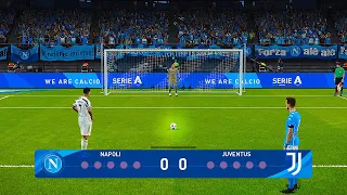 PES 2021 | Napoli vs Juventus | Penalty Shootout | Gameplay PC