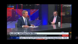 Illegal Migration Bill - Paul Turner debates legality with Nigel Farage live on GBNews
