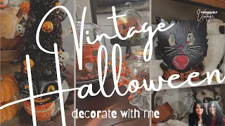 🎃VINTAGE HALLOWEEN 🧡 DINING ROOM  🎃DECORATE WITH ME