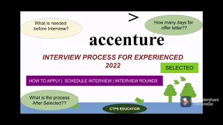 EXPERIENCED candidates Accenture interview process | Interview Rounds of Accenture