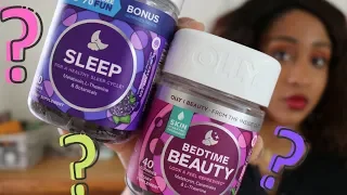 Olly Vitamins Sleep VS Bedtime Beauty, Olly Vitamins Review