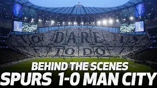 BEHIND THE SCENES | SPURS 1-0 MAN CITY | CHAMPIONS LEAGUE AT TOTTENHAM HOTSPUR STADIUM