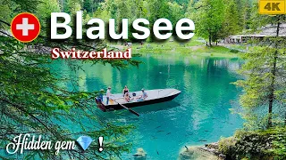 Blausee Switzerland 4K | Beautiful hidden gem in Switzerland _ Blue Lake ! Swiss View