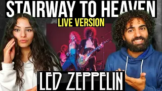 OMG 🔥🎸 We react to Led Zeppelin - STAIRWAY TO HEAVEN LIVE  | REACTION