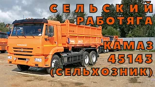 Сельский работяга самосвал с боковой разгрузкой КАМАЗ-45143-776012-50 (Сельхозник)