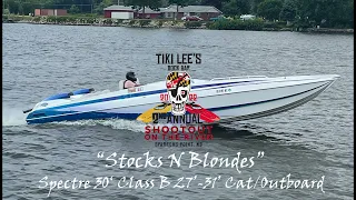 Spectre 30' Cat "Stocks-N-Blondes" - 2022 Tiki Lee's 2nd Annual Shootout on the River - Dockbars