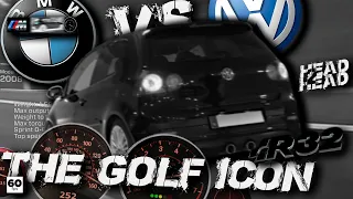 Battle of the Hot Hatch icons - VW Golf R32 vs BMW M135i +90-255 Autobahn Waylens RaceRender full
