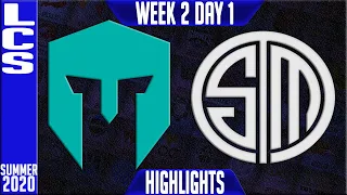 IMT vs TSM Highlights | LCS Summer 2020 W2D1 | Immortals vs Team Solomid