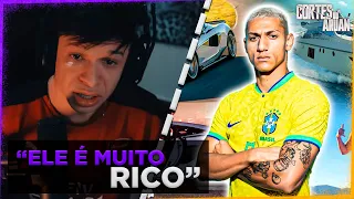 ARUAN REAGE A ESSA É A VIDA LUXUOSA DE RICHARLISON, O POMBO (SABE TUDO) - Cortes do Aruan