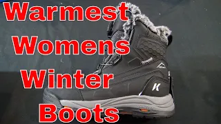 Warmest Winter Boots For Women ....Korkers Snowmageddon