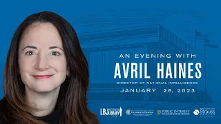 An Evening With Director of National Intelligence Avril Haines