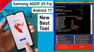 Samsung : A02 Frp Bypass Android 11 | Samsung A022F U3 Frp Remove ( 1 Click A02 Frp ) A10s/Frp Bypas