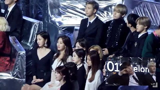 Twice Reaction To JUNGKOOK Appearance - Hong Jin Young 'Ring Ring' at MMA 2017