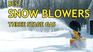 Best Three Stage Gas Snow Blowers [2020]