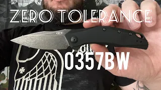 Zero Tolerance 0357 BW компактный городской нож с хорошей сталью.