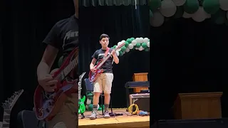 Fade To Black by @metallica at school Talent Show