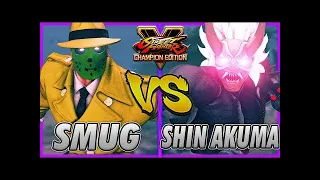 SFV CE 💥 SMUG G VS SHIN AKUMA Akuma 💥 Ranked Set 💥 SF5 CE ➤ Messatsu