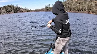 GIANT BASS swims out of the net! ( 9.5” Big Swimbait )