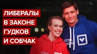 Либералы в законе Гудков и Собчак