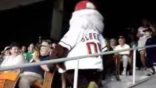 Screech Washington Nationals Mascot Dancing