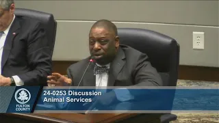 Fulton County Board of Commissioners discuss animal services in Atlanta | Full