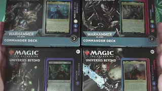 Magic the Gathering Universes Beyond: Warhammer 40,000 Commander Deck Case Check