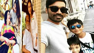 Actor Dhanush family with wife ,son,and daughter rare pics| Rajnikanth daughter wedding pics #shorts