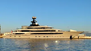 6 Underground featured Superyacht, the 95m Lurssen built KISMET in Gibraltar