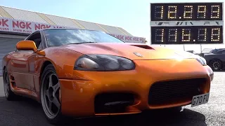 530BHP MITSUBISHI 3000GT - 1/4 MILE 12.29 @ 116MPH